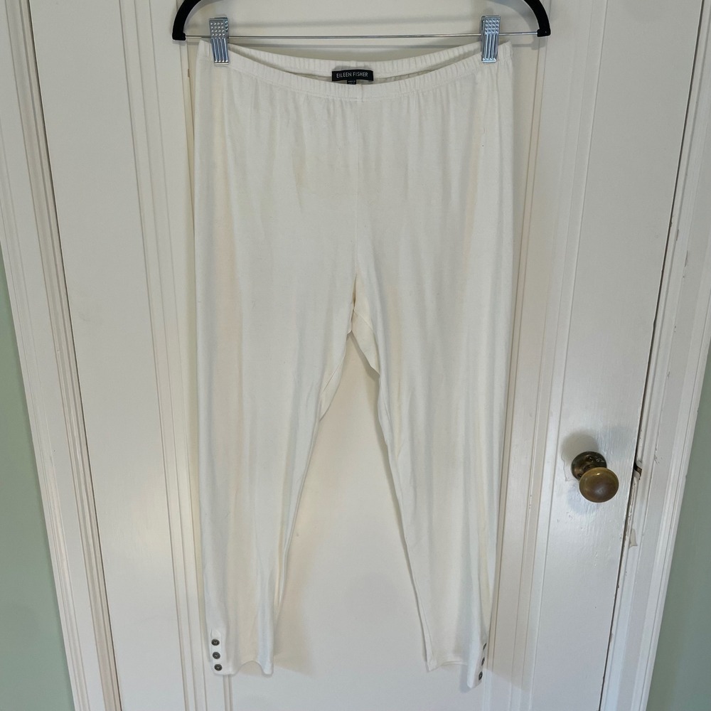 Eileen Fisher Pull On Ankle Leggings  Medium